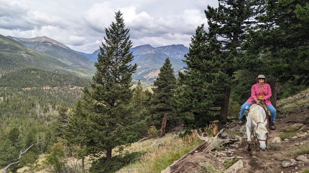 National Park Gateway Stables, Colorado – August 2022, 6-Hour Trail Ride to the Top of Deer Mountain Near Estes&nbsp;Park